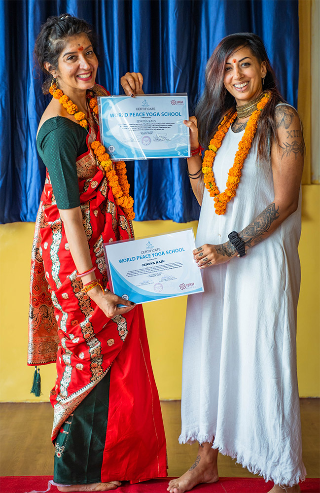 yoga certification ceremony