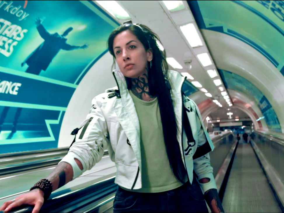jenova rain in the london underground